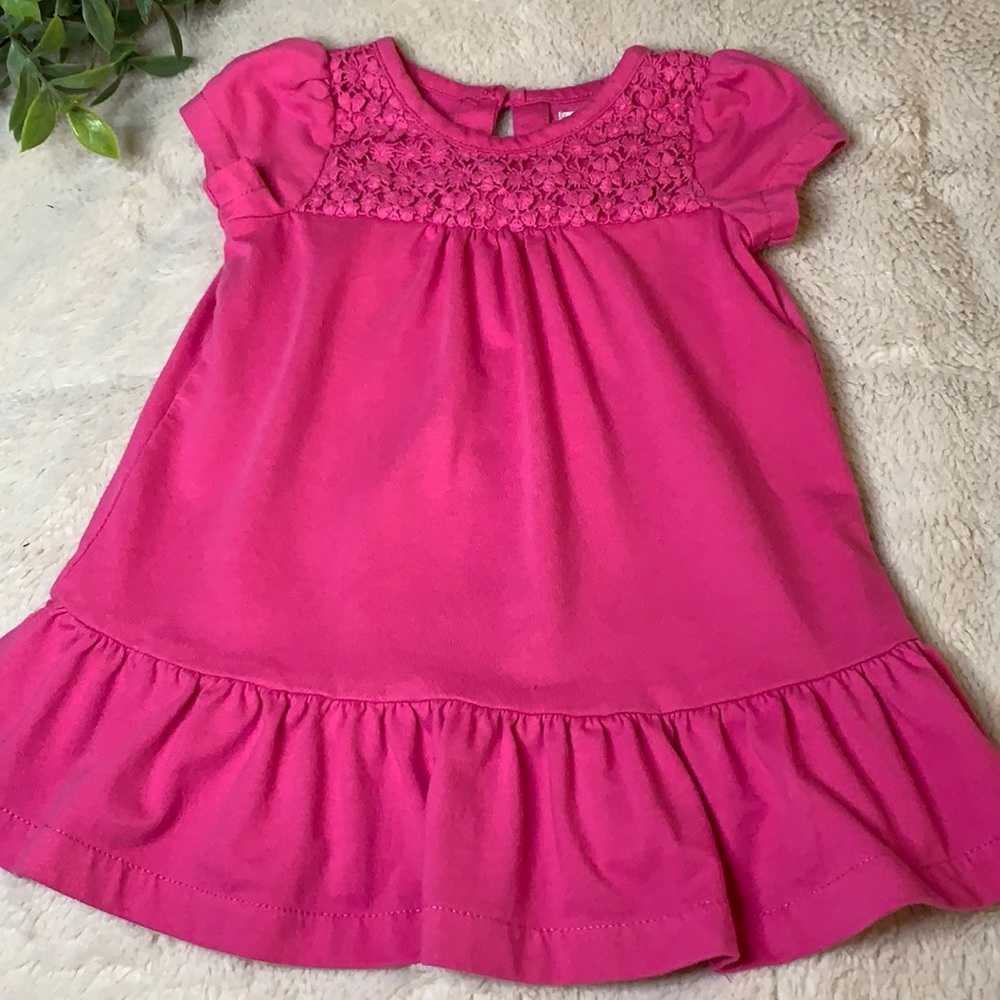 Ralph Lauren Pink Dress 6M Short Sleeves EUC